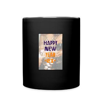 Bonne année 2023 - Mug uni - noir - Devant