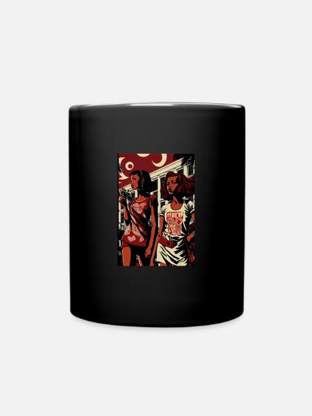 Afropunk in a college campus - Mug uni - noir