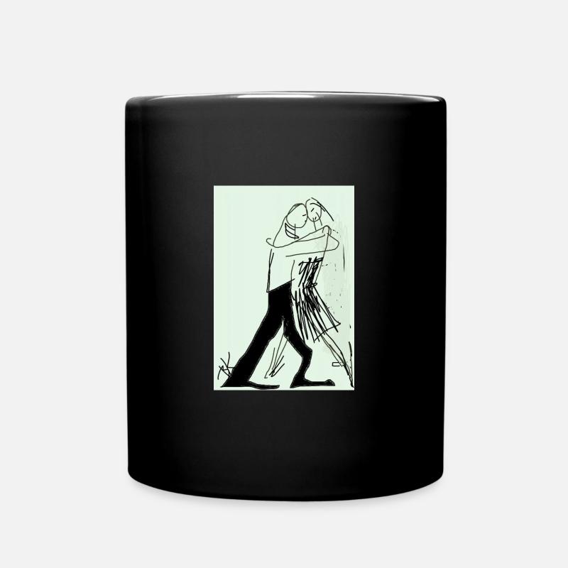 Tango - dessin artistique - Mug uni - noir