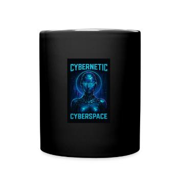 Cybernetic Cyberspace - Tasse einfarbig - Schwarz - Vorne