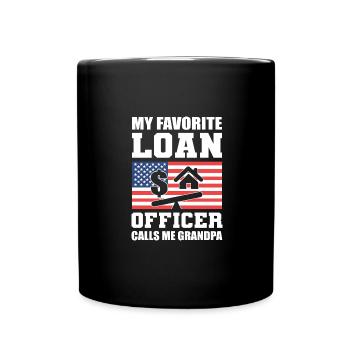 Lieblingskreditbeamte Süß und liebevoll Geschenk - Tasse einfarbig - Schwarz - Vorne