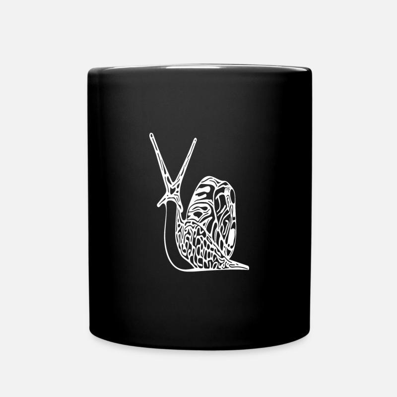 Mignon petit escargot - Mug uni - noir