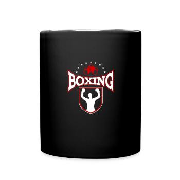 Boxer Boxing Boxing Martial Arts Ring Sport - Full Colour Mug - black - Front