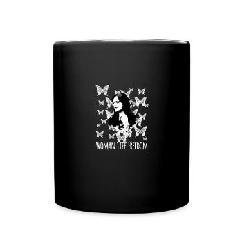 femmes liberté de vie,iran,liberté de vie des femmes - Mug uni - noir - Devant