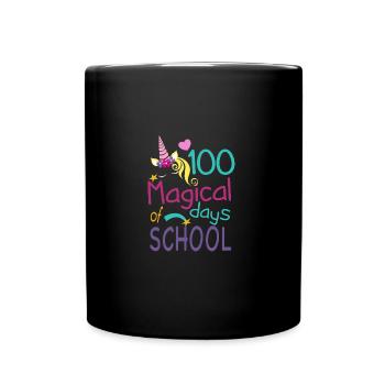 100 Magical Days - Tasse einfarbig - Schwarz - Vorne