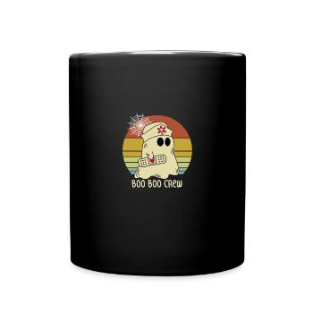 Boo Boo Crew Halloween - Tasse einfarbig - Schwarz - Vorne