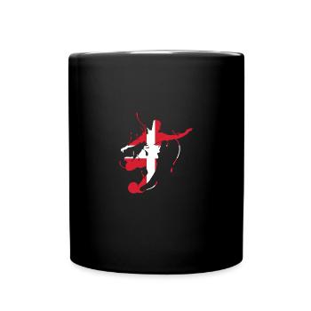 Danemark Coupe du monde de flag football - Mug uni - noir - Devant