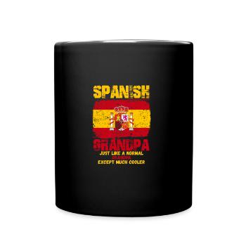 Spanish Grandpa - Full Colour Mug - black - Front