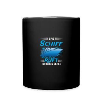Croisière Le bateau appelle j’ai besoin de partir vacances - Mug uni - noir - Devant