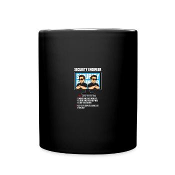 Sécurité informatique Définition de la sécurité Cybersécurité - Mug uni - noir - Devant