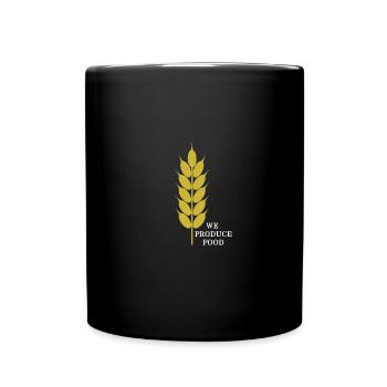 Agriculture, nous produisons des denrées alimentaires - agriculture - Mug uni - noir - Devant