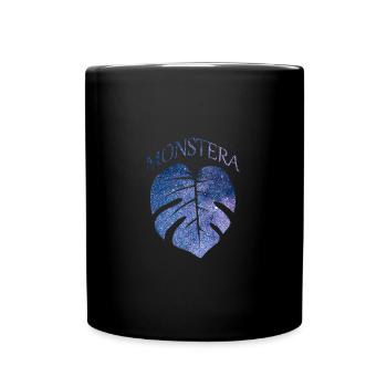 monstera thai constellation - Tasse einfarbig - Schwarz - Vorne