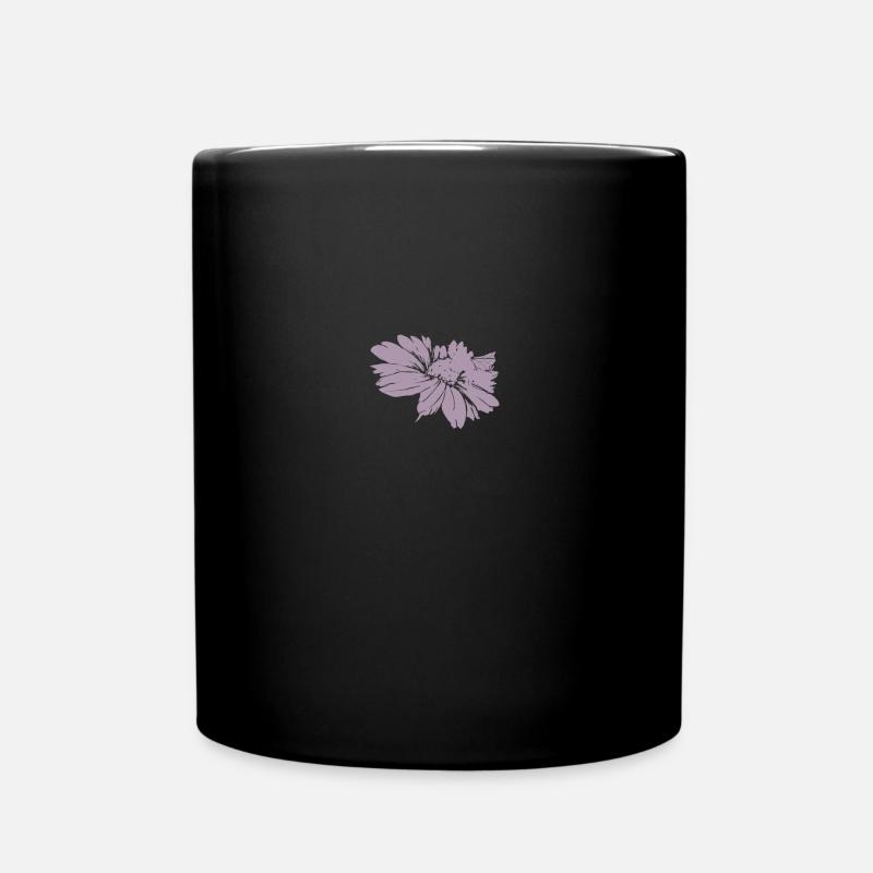 Fleur d’abeille Abeille Marguerites à la camomille - Mug uni - noir