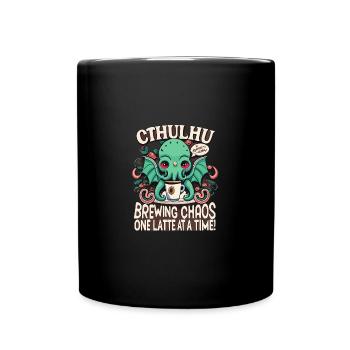 Cthulhu - Tasse einfarbig - Schwarz - Vorne
