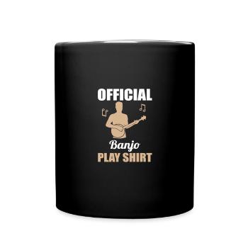 Offizielles Banjo Spielshirt - Geschenkidee - Tasse einfarbig - Schwarz - Vorne
