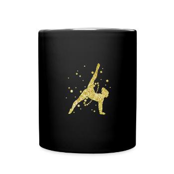 Gymnastique artistique - Mug uni - noir - Devant