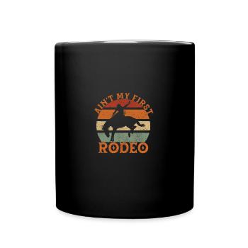 Ce n’est pas mon premier cow-boy d’équitation de rodéo - Mug uni - noir - Devant