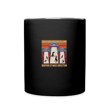 Weapons Of Mass Adbuction Alien - Full Colour Mug - black - Front
