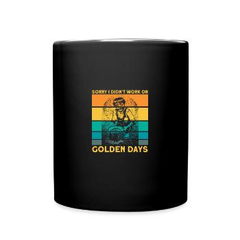 Gold Panner Gold Miner Gold Digger Gift - Full Colour Mug - black - Front