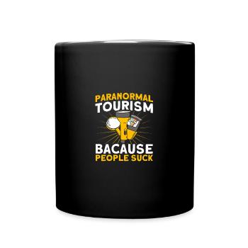 Haunted House Ghost Hunter Ghost Hunt Gift - Full Colour Mug - black - Front