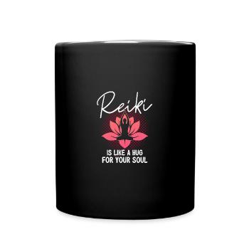 Symbole Reiki Maître Reiki Cadeau de Cristal Reiki - Mug uni - noir - Devant