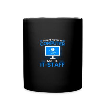 Network Security Specialist Gift - Full Colour Mug - black - Front