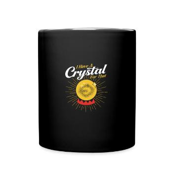 Mystisch Wahrsagerin Kristallkugel Geschenk - Tasse einfarbig - Schwarz - Vorne