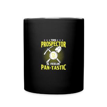 Gold Panner Gold Miner Gold Digger Gift - Full Colour Mug - black - Front