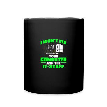 Network Security Specialist Gift - Full Colour Mug - black - Front