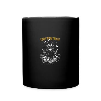 Je boo ce que je veux Halloween - Mug uni - noir - Devant