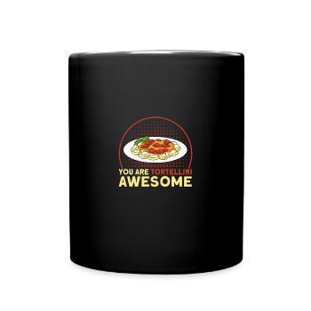 Noodles Noodle Lover Lasagne Spaghetti Cadeau - Mug uni - noir - Devant