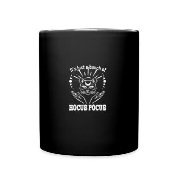 Hocus Pocus Halloween Celestial Cat - Tasse einfarbig - Schwarz - Vorne