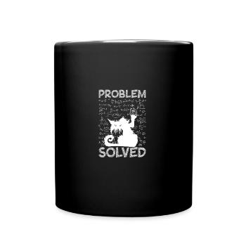 Problem Solved Math Student Homework Math - Tasse einfarbig - Schwarz - Vorne