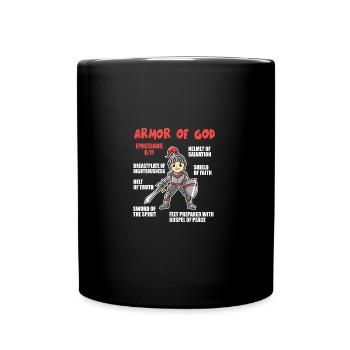 Revêtez toute l’armure de Dieu Chrétien - Mug uni - noir - Devant