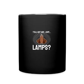 Moth Y'all Got Any Lamps - Full Colour Mug - black - Front