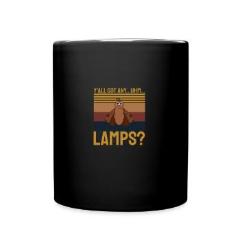 Moth Y'all Got Any Lamps - Full Colour Mug - black - Front