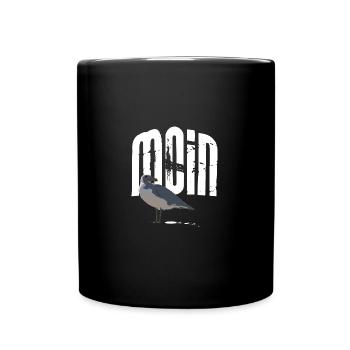 MOIN Schiss - Tasse einfarbig - Schwarz - Vorne