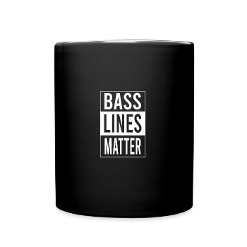 Bass Lives Matter Drum And Bass Music Liquid - Tasse einfarbig - Schwarz - Vorne