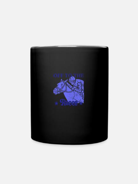 Derby Jour de congé Les courses de chevaux - Mug uni - noir