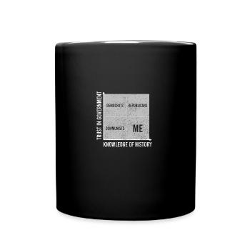 Confiance républicaine dans la connaissance du gouvernement - Mug uni - noir - Devant