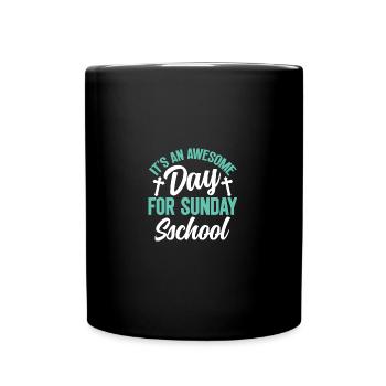 Fidèle serviteur chrétien enseignant de l’école du dimanche - Mug uni - noir - Devant