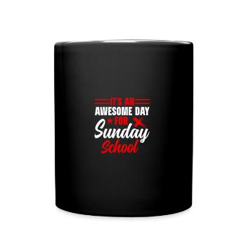Fidèle serviteur chrétien enseignant de l’école du dimanche - Mug uni - noir - Devant