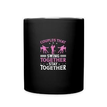 Robe de danse Swing pour femme Lindy Hop Swing - Mug uni - noir - Devant
