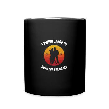 Robe de danse Swing pour femme Lindy Hop Swing - Mug uni - noir - Devant