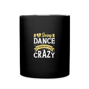 Robe de danse Swing pour femme Lindy Hop Swing - Mug uni - noir - Devant
