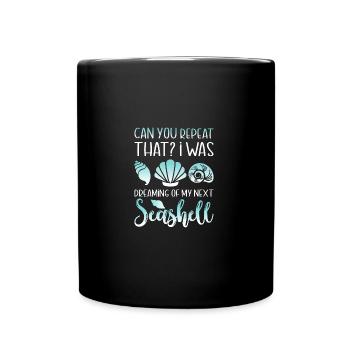 Femmes Shelling Shell Ramasser des coquillages - Mug uni - noir - Devant