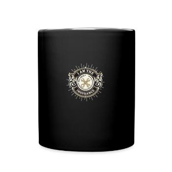 Mechanic I am The Insurance - Tasse einfarbig - Schwarz - Vorne