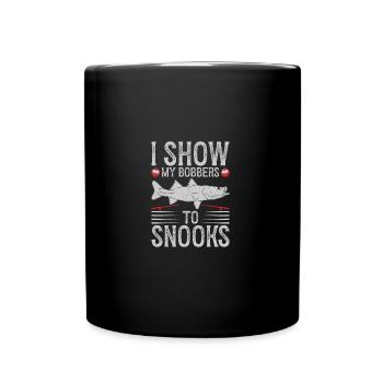Snook Fishing Lure Snook Fisherman Gear Snook - Full Colour Mug - black - Front