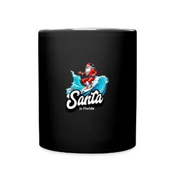 Santa Claus Florida - Tasse einfarbig - Schwarz - Vorne