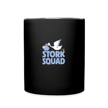 Stork Squad Labor & Delivery Nurse - Tasse einfarbig - Schwarz - Vorne